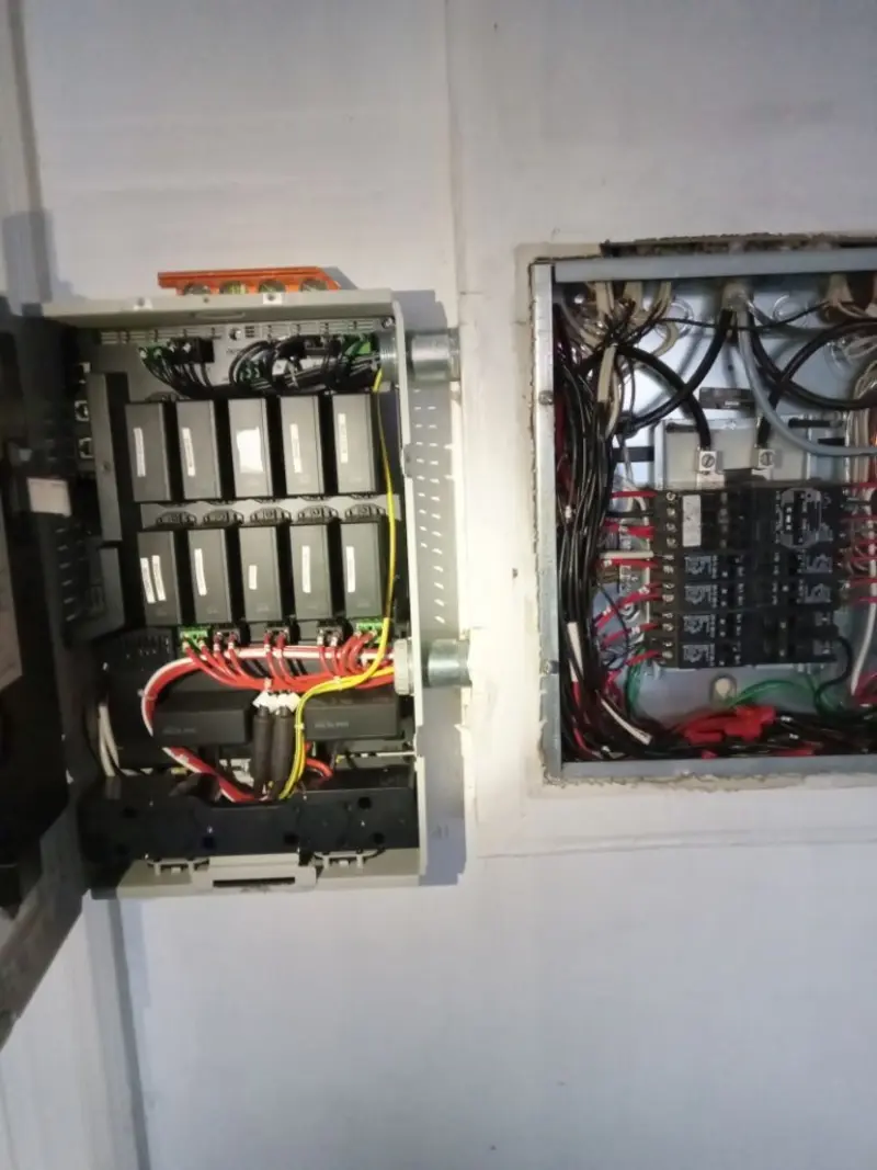 Electrical panel upgrade completed for Ring Doorbell Installation in Bon Air